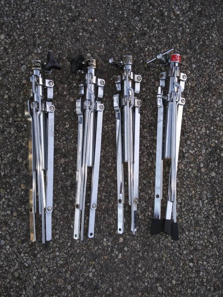 Slingerland cymbal stand bases only quantity 4