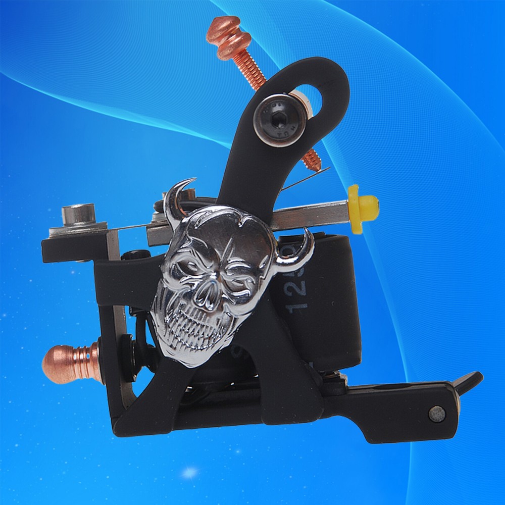 10 Wrap Coils Tattoo Machine Liner Shader US Black 404-P