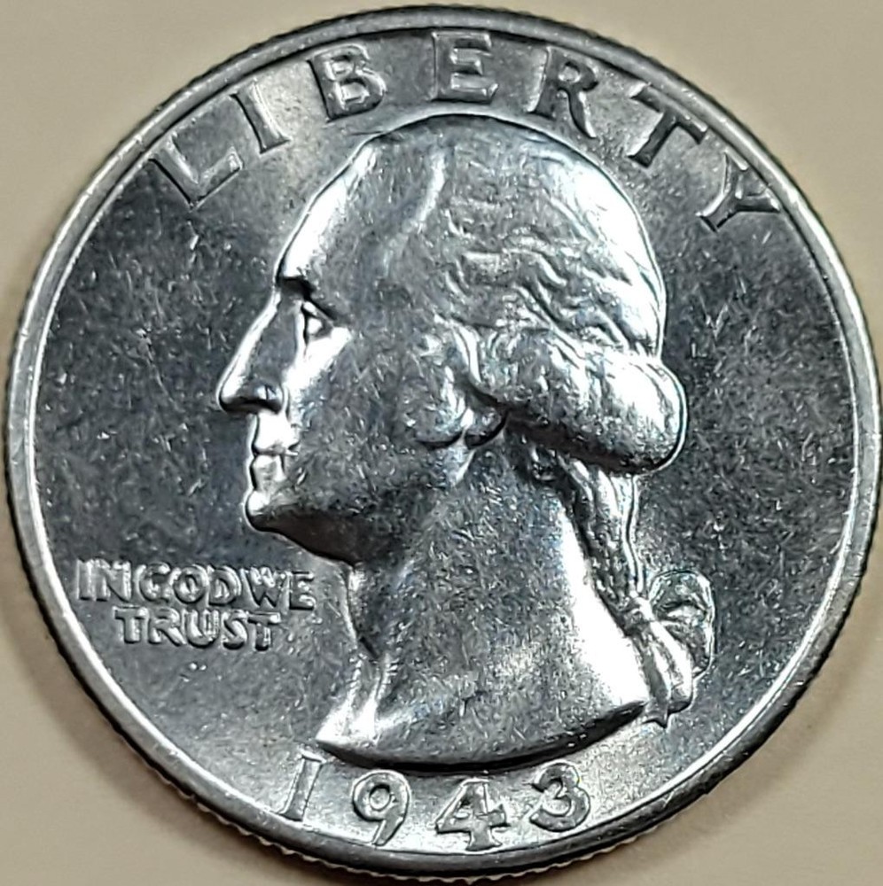1943 Silver Washington Quarter - ** CHBU **