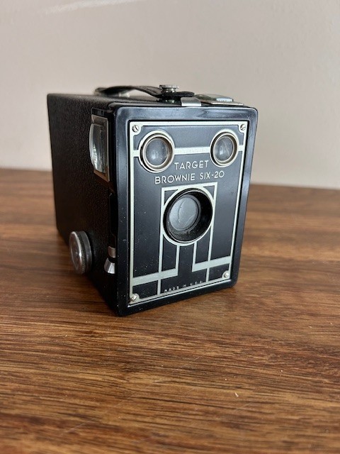 Vintage 1950 Brownie Camera Target Six-20 Eastman Kodak w/ Original Box/ Manual