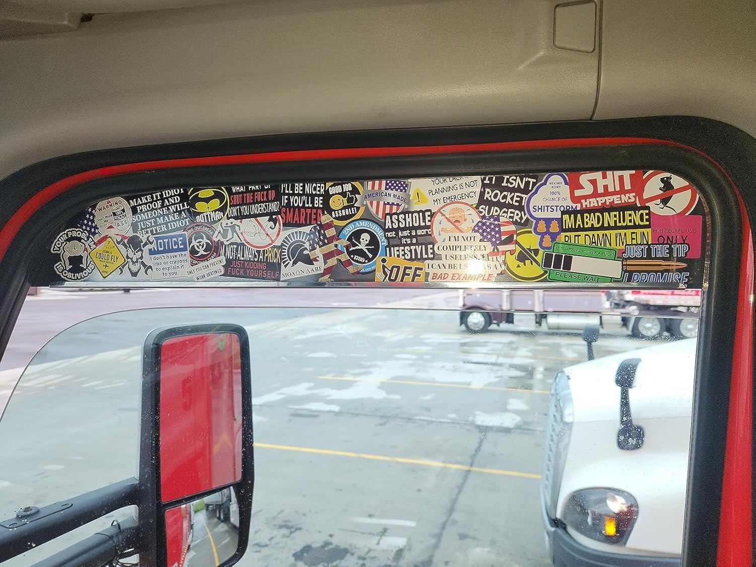 Funny Stickers for Adults - 100PCS Hard Hat 2-5 inch, Multicolor