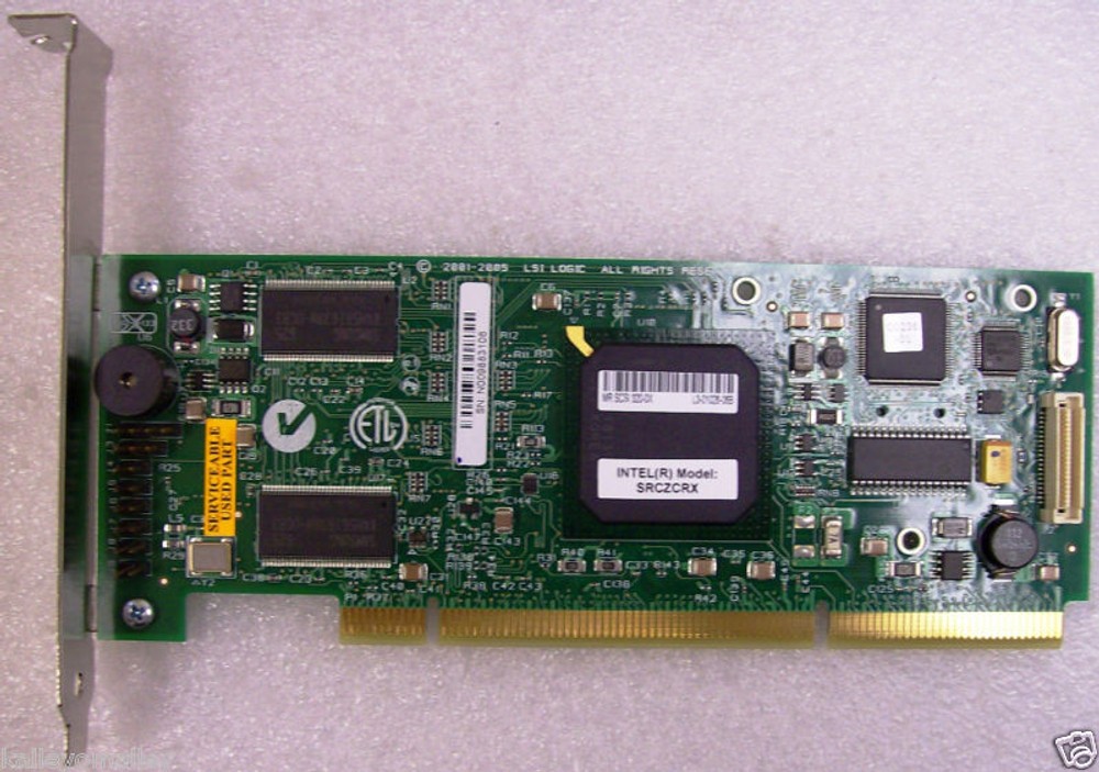 Intel SRCZCRX Raid Controller 3 Gb/s SAS/SATA Refurbished Card Only