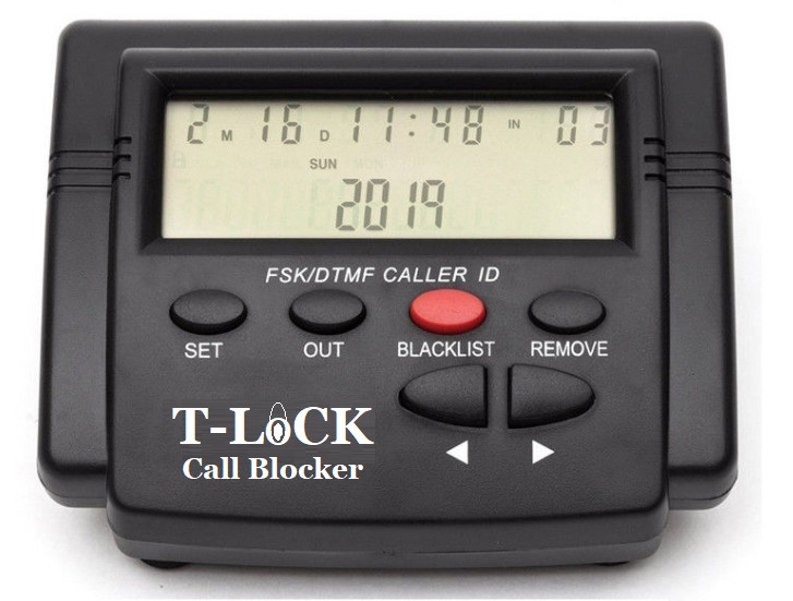 T-Lock Call Blocker - Version 5 (Latest) - Back