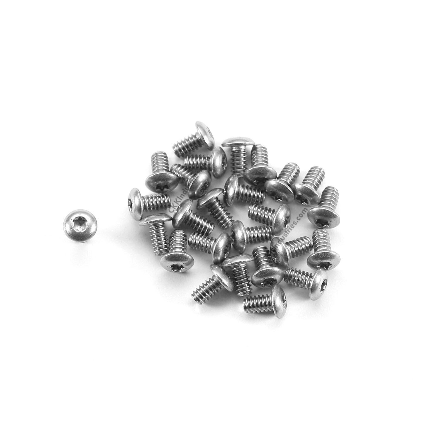 6-32 - TORX - Button Head Screws- (.250) - Knife Making Parts - 25 Count