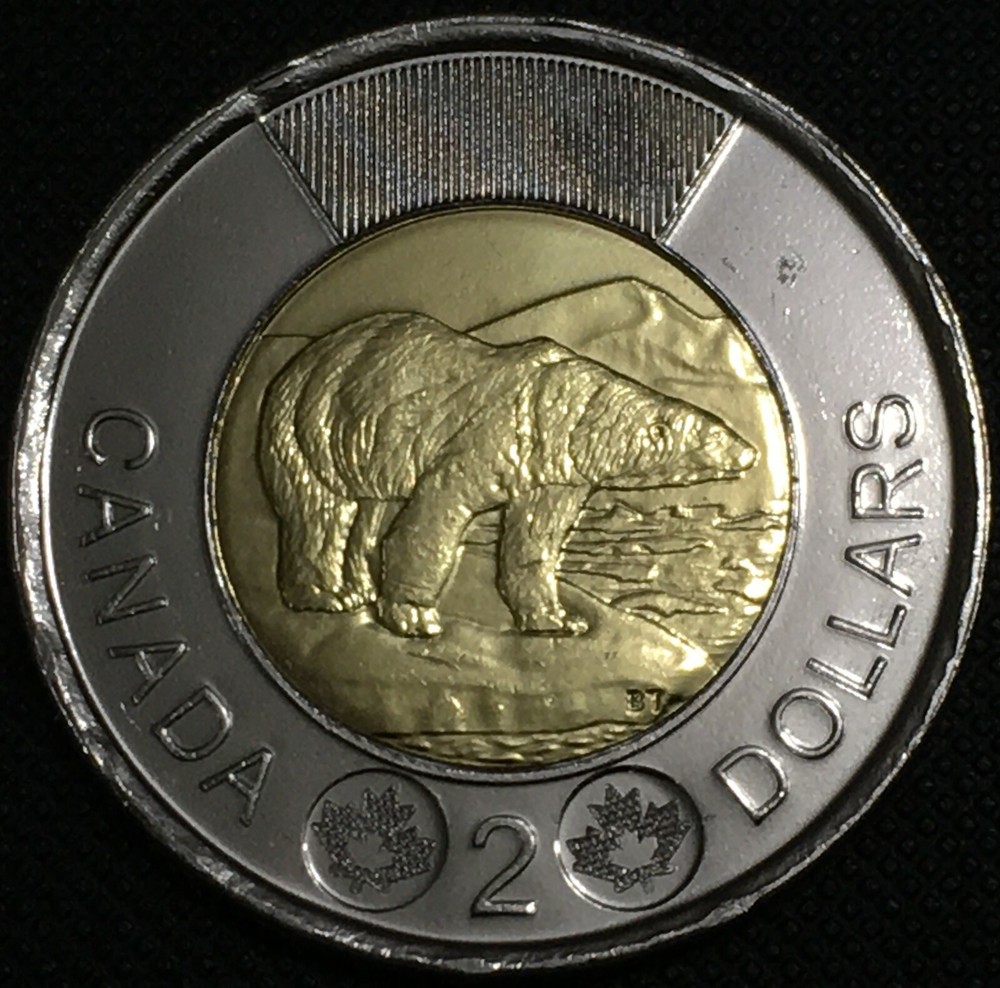2014 Canada $2 Dollar Toonie Coin, UNC