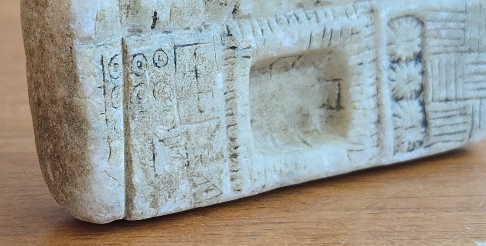 Antique Andean Carved Stone Illa Talisman Amulet Pre-Columbian Peru Andes