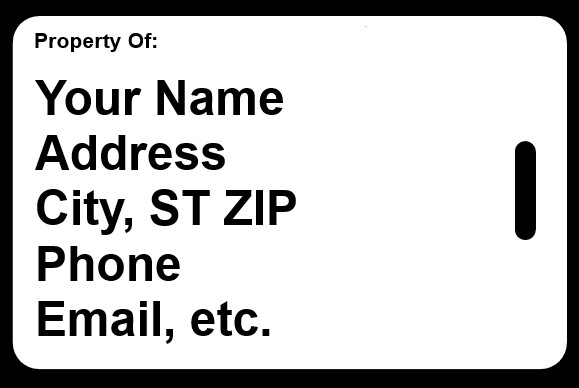 Carry-On POC Bag Tag
