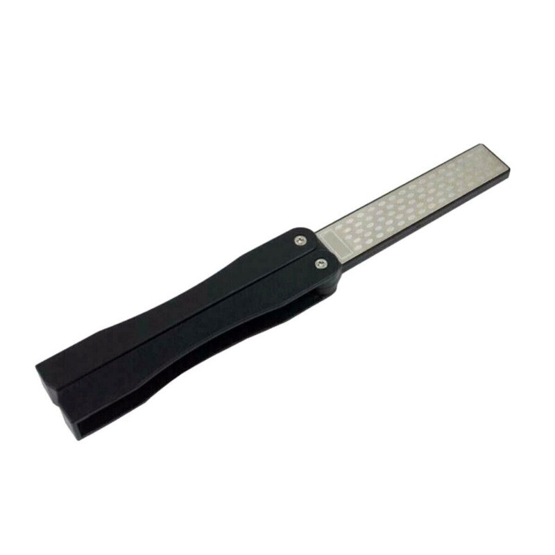 Portable Double-sided Fold Pocket Sharpener Diamond Knife Sharpening Stone Tool