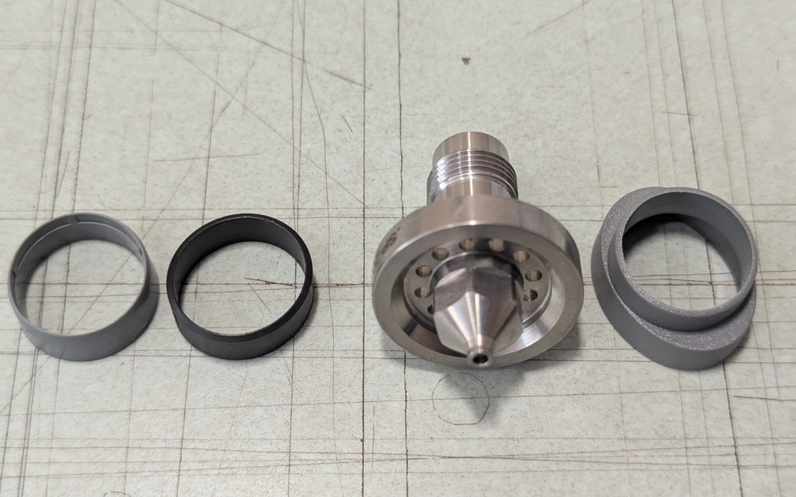 Genuine DeVilbiss Fluid Tip Kit 1.8mm SP-200S-18-K NEW Nozzle