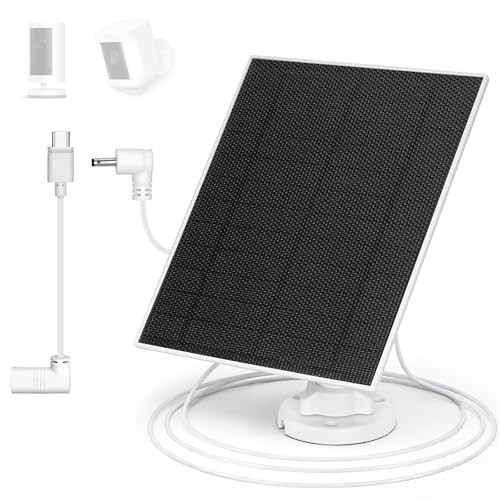 Pack Solar Panel for Ring Camera 8000mAh Battery 5W 5V Ring 2 with Battery