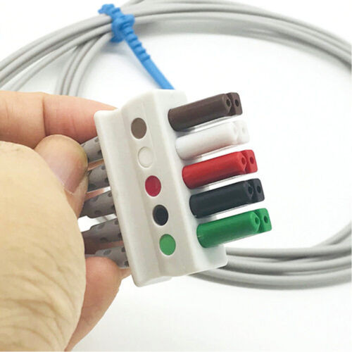 Compatible Drager-Siemens ECG Cable 5Leads Snap Electrode Connector