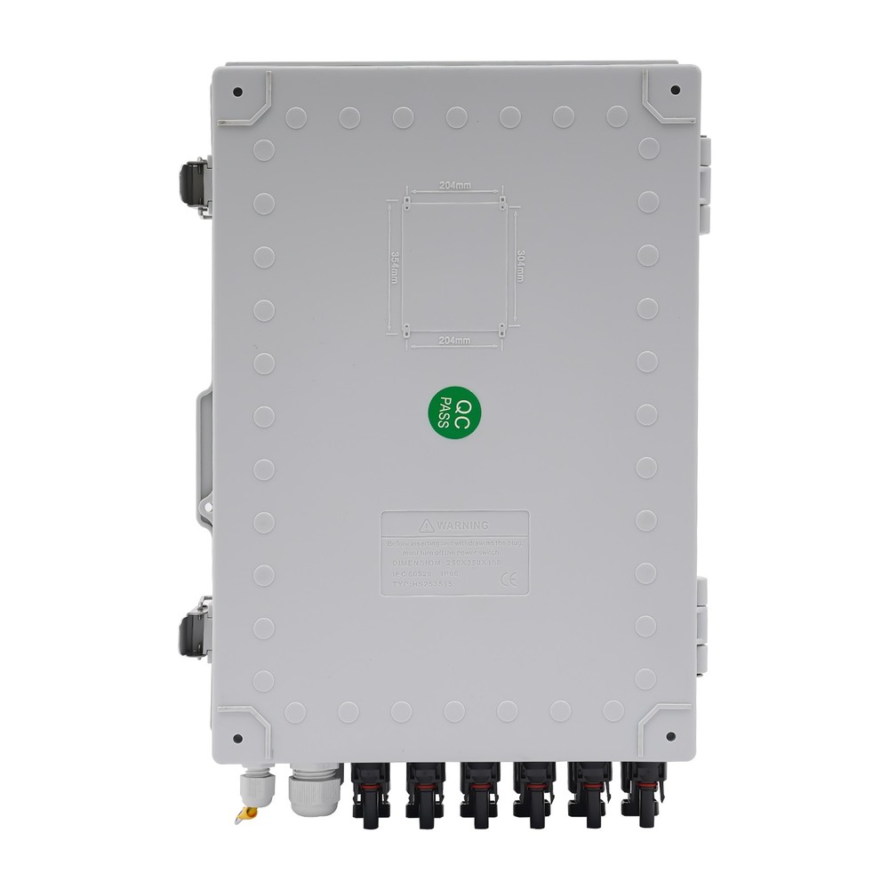 6 STRING SOLAR PV COMBINER BOX CIRCUIT BREAKER JUNCTION BOX FOR SOLAR SYSTEM NEW