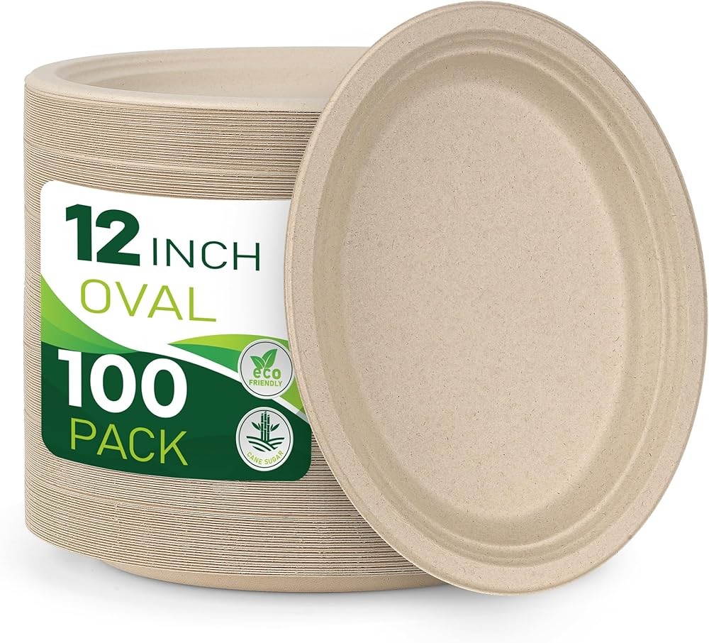 postable Paper Plates, Heavy Duty, Eco Friendly, Biodegradable