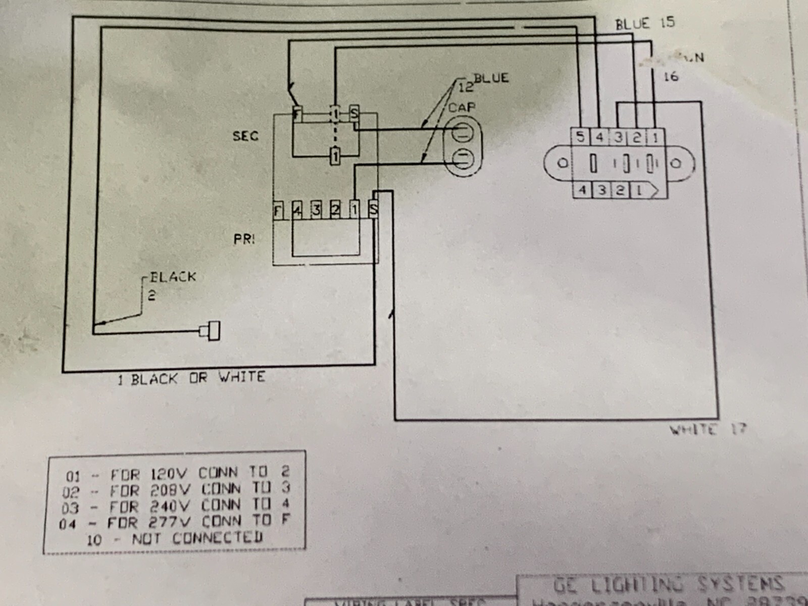GE M-250A2 STREET LIGHT HPS 250W 120V 208V 240V 277V NEW OLD STOCK LAMP PE POLE