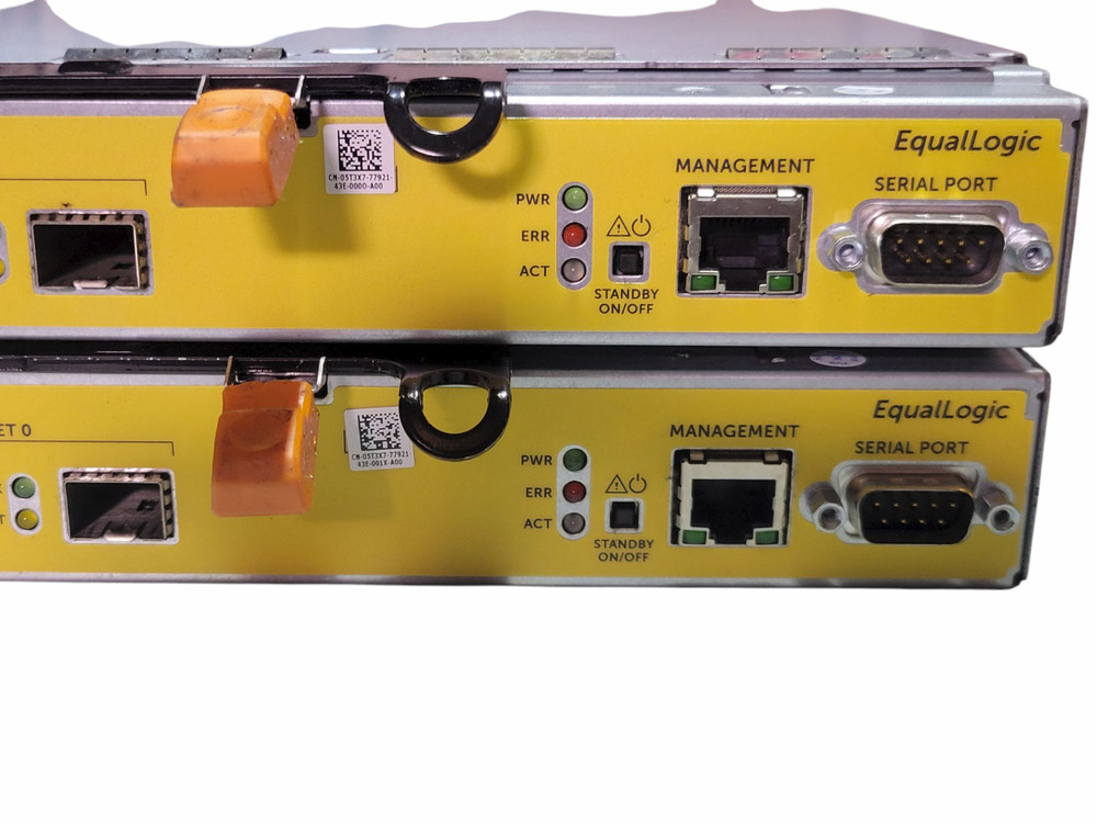LOT OF 2 Dell EqualLogic E09M002 Control Module 14 Controller