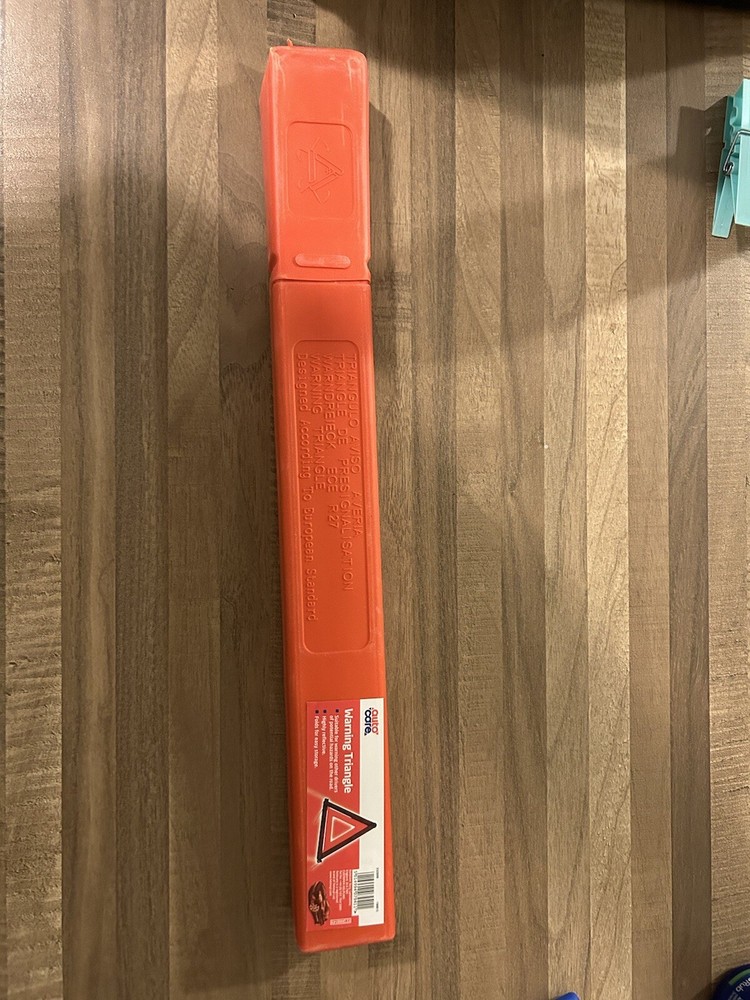 Autocare - Warning Triangle Highly Reflective Foldable Emergency Safety - New