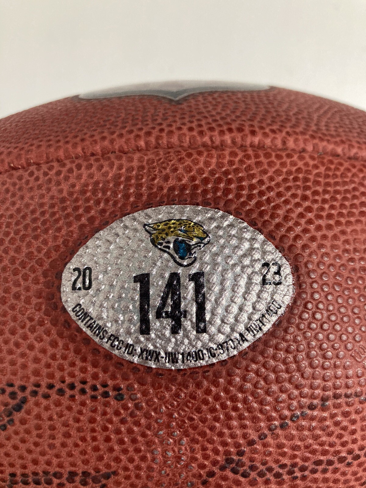 2023 Jacksonville jaguars Team Issued NFL Football #141 Signed Trevor Lawrence