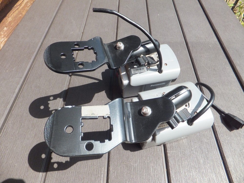 2 Panasonic Network Camera WV-VC30 Full HD With Mounting Adjustable Hardware