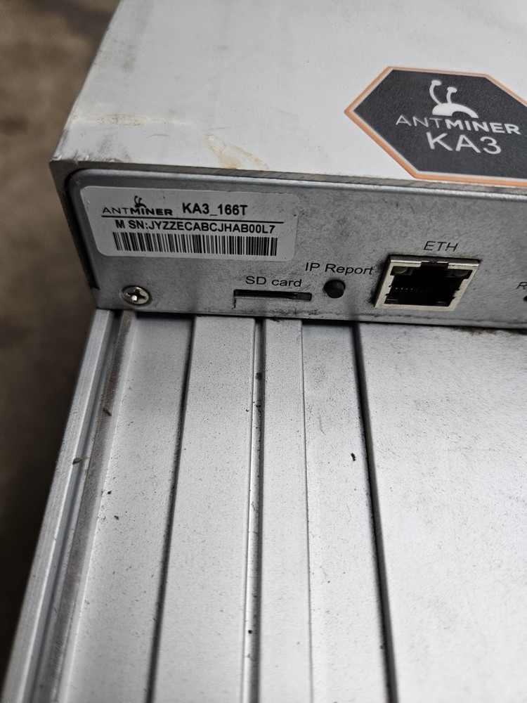 Bitmain Antminer KA3 166TH Kadena Miner Good Working Condition.
