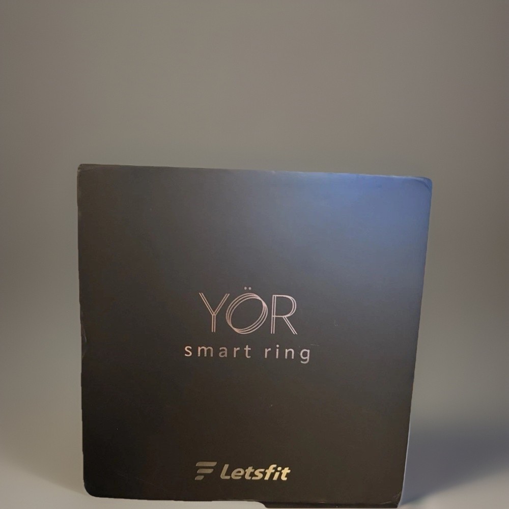 YOR Smart Ring by LetsFit – Silver Size 10 – Open Box Unused – iOS/Android