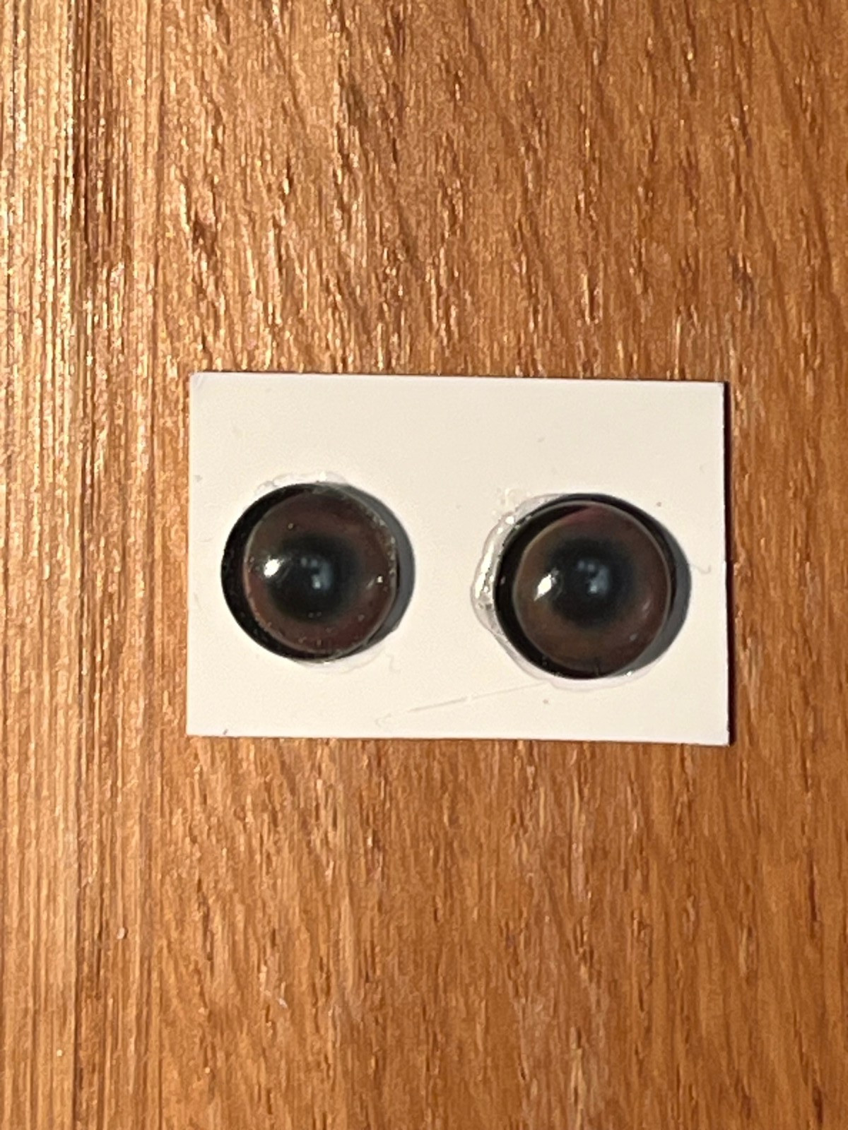 5 pair of New Concept Glass Eyes for Taxidermy and Decoy Making. Dark Brown