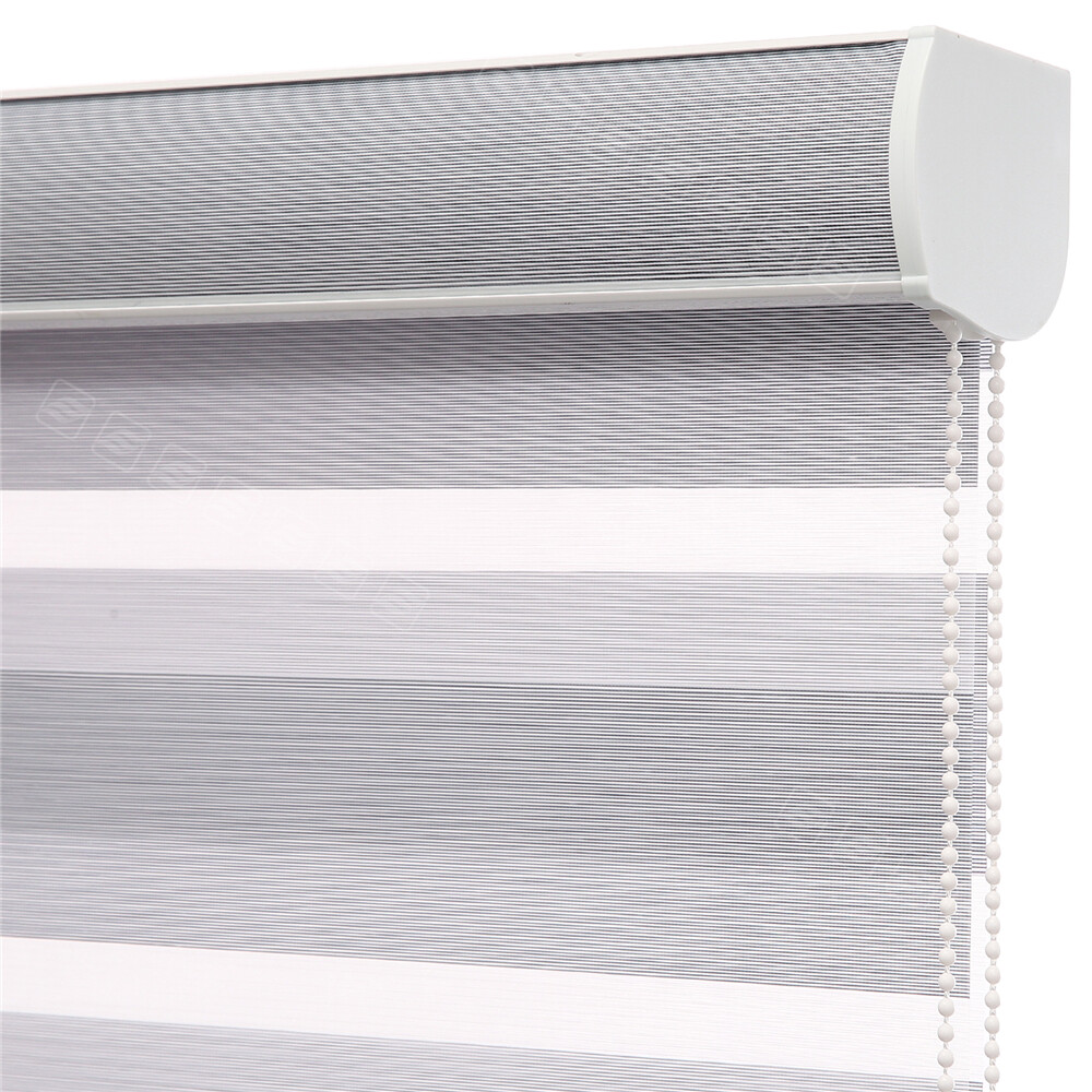 Changshade Customized Size Light Filtering Dual Layer Zebra Shades Roller Blinds