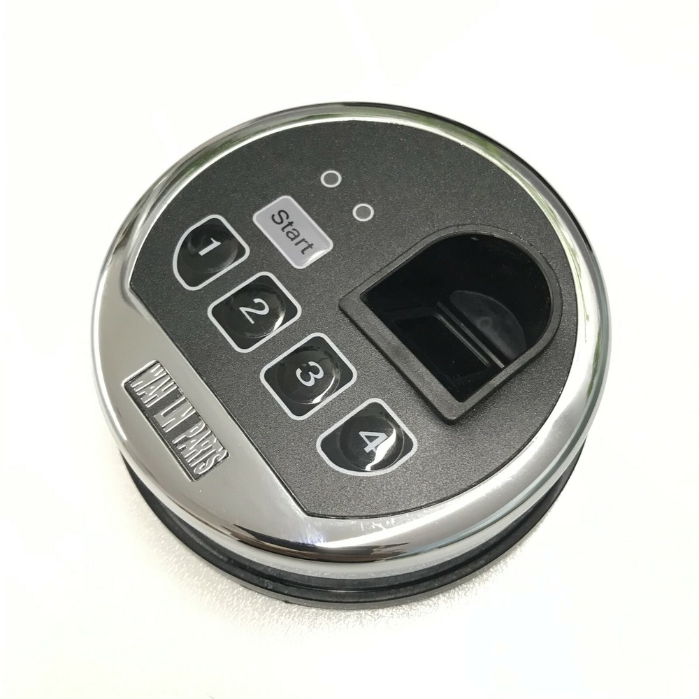 Fingerprint Gun Safe Lock Replacement Electronic Left Swingbolt Lock With 2 Key