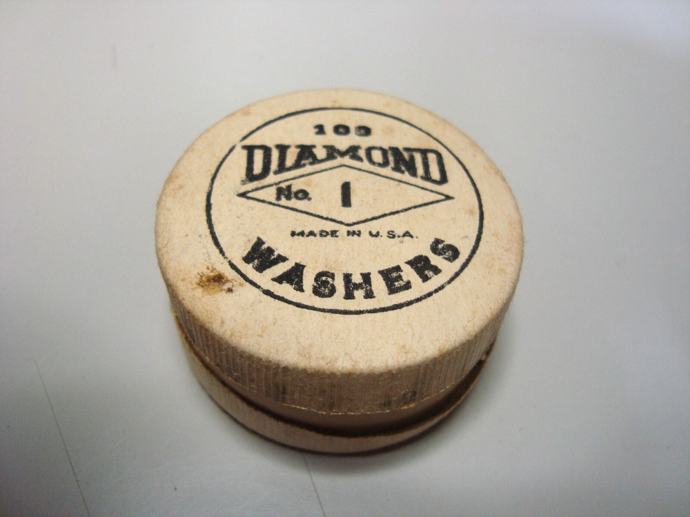 Diamond No. 1 Washers, Vintage, Empty Box, Probably from 1950's (1075Cc)