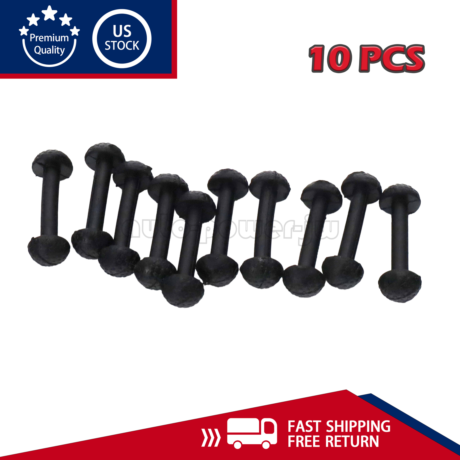 10x Fits Motu Leg Band Replacement Connectors For Vintage Figures Black Rubber