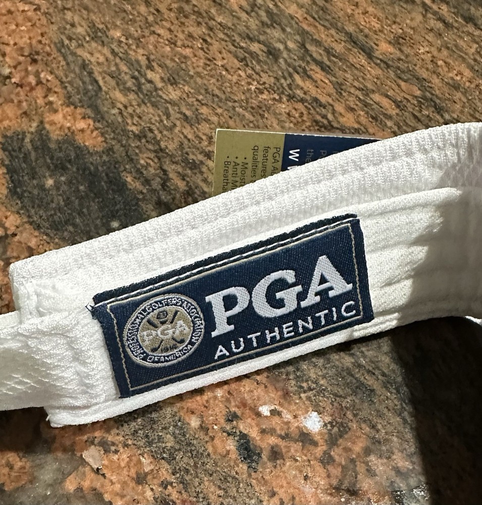 Genuine PGA Performance Golf Visor - NWT - Adjustable One Size Fits All