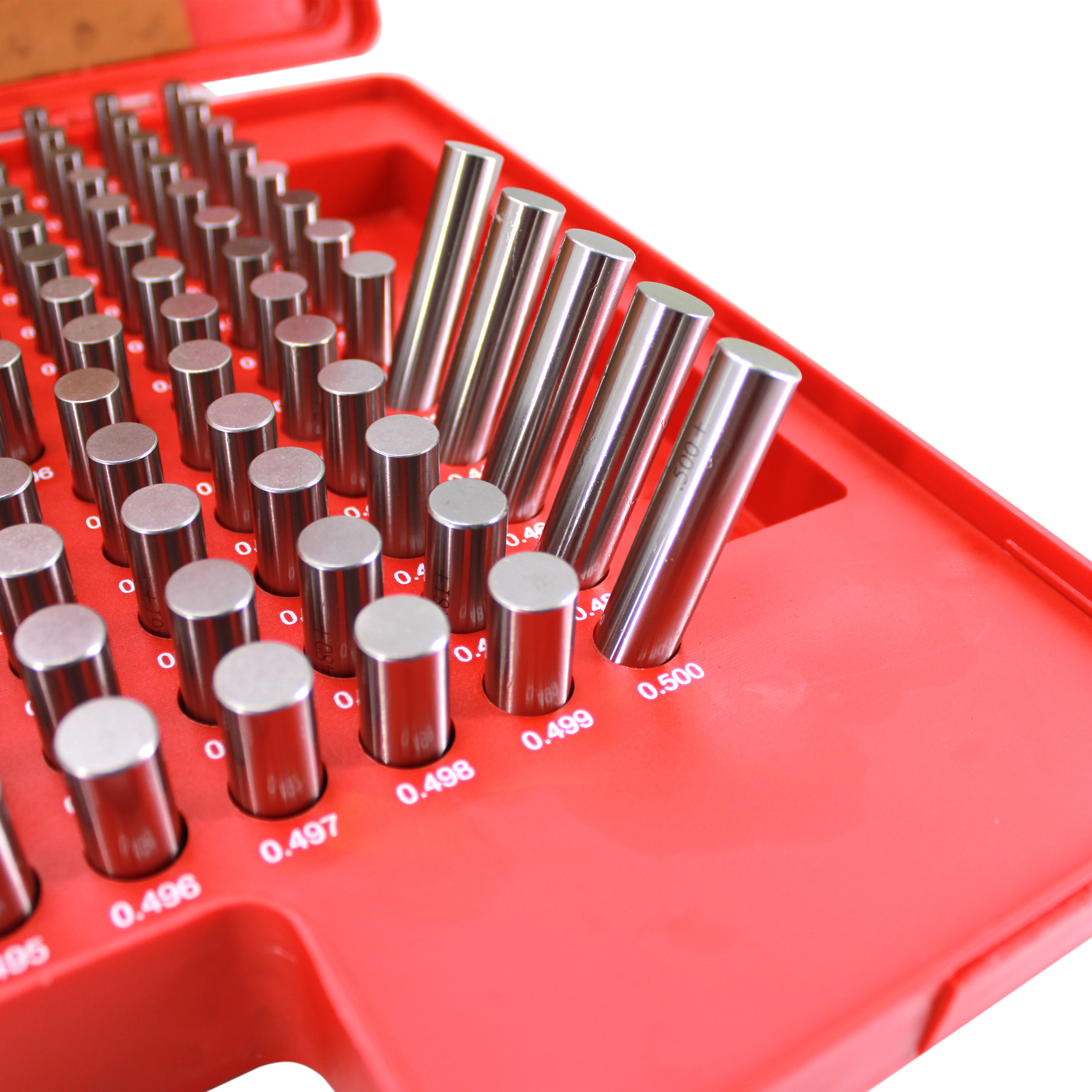 HFS(R) 250 PCS 0.251-0.500" M2 Class ZZ Steel Pin Gage Set Plus