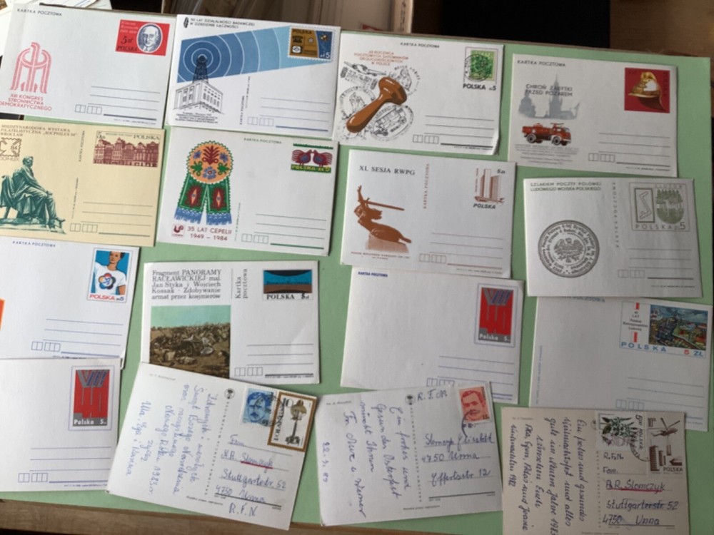 Poland postcards 16 postal  items Ref A2232