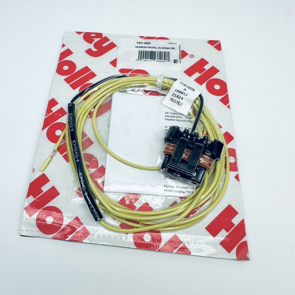 Holley Performance 197-400 Harness Pigtail Alternator