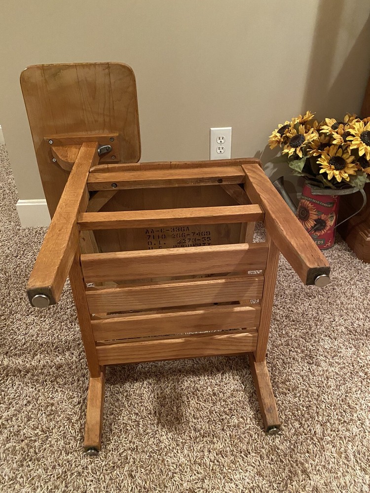 Antique 1950’s School Chair