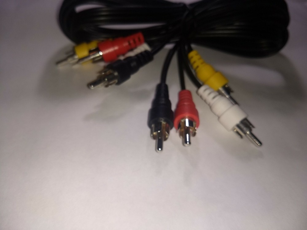 4 channel rca cable new old stock 6 ft long