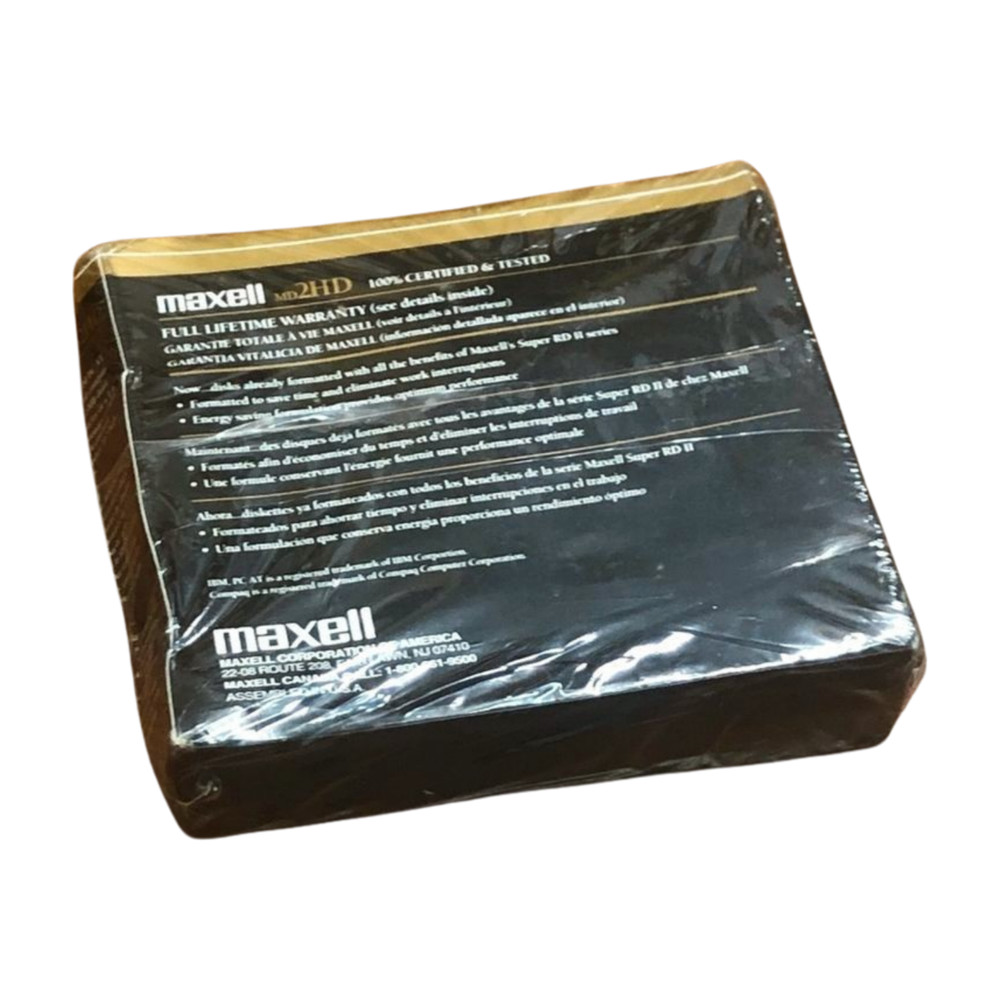 Maxell Floppy Disk MD2 HD 51/4 10-pcs