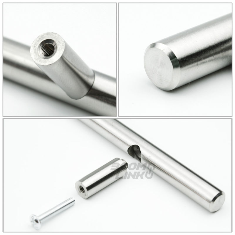 Stainless Steel T bar Modern Kitchen Cabinet Door Handles Drawer Pulls Knobs