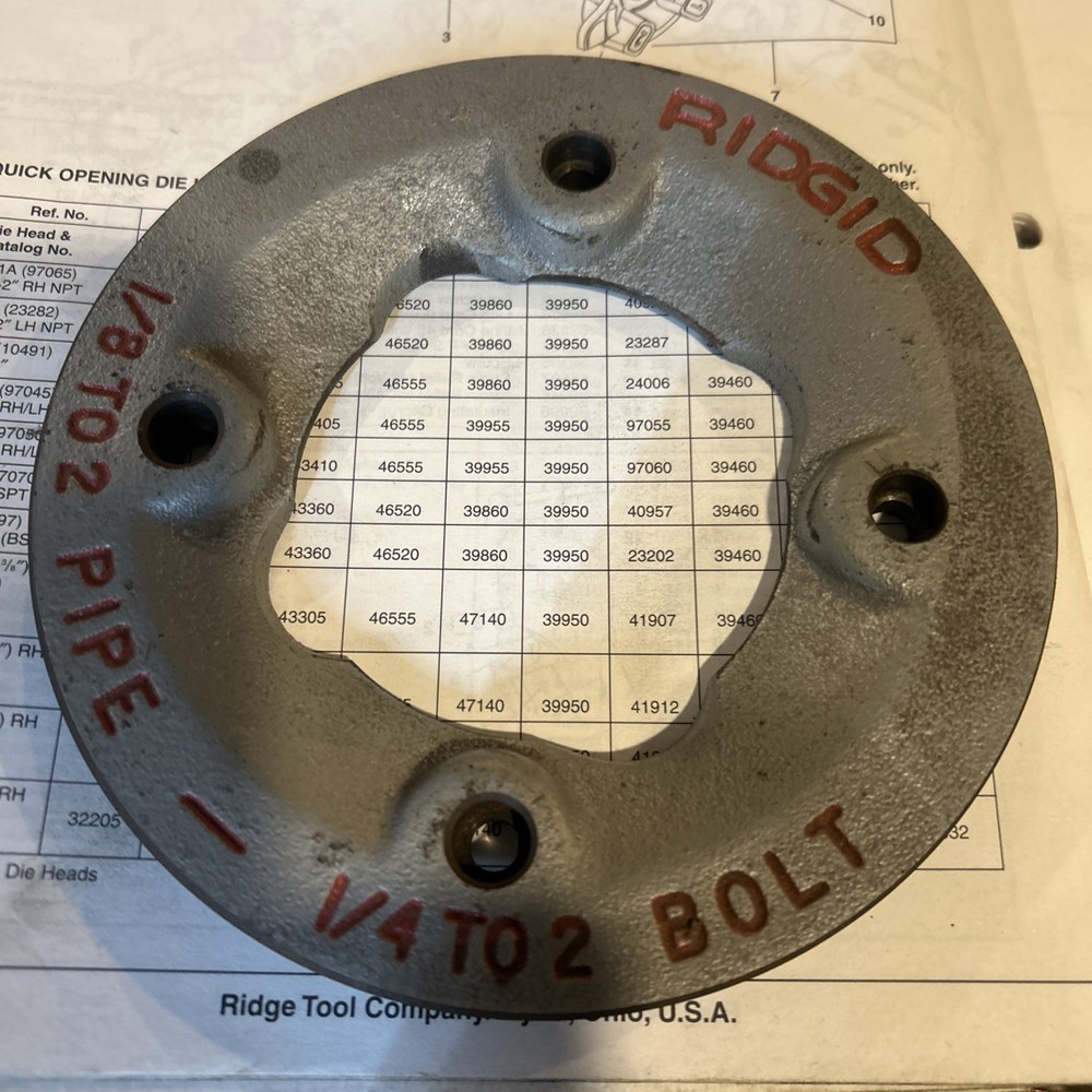 Ridgid 97020 Retaining Ring