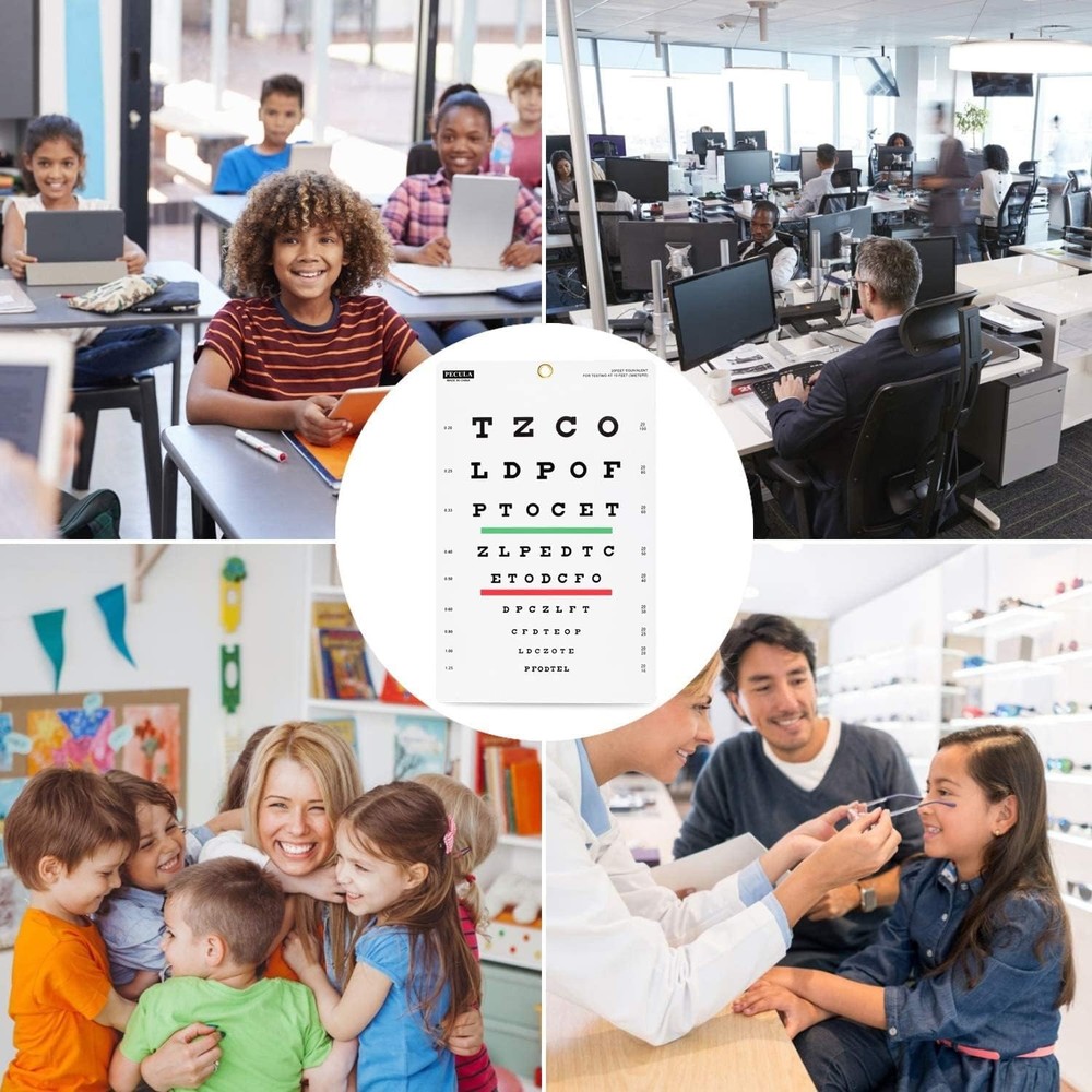 Snellen Eye Chart for Vision Test Wall Chart Display