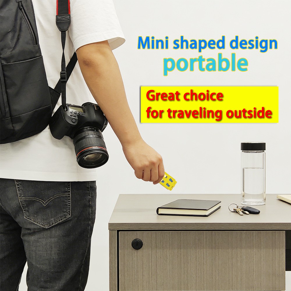 3D Printed Mini Portable Storage Memory Card Case Fits 1 SD+4 Micro SD TF