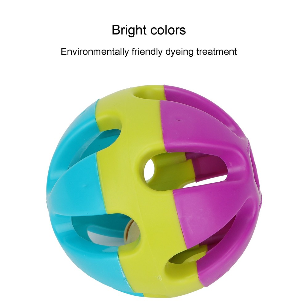 NonToxic Plastic Cat Chasing Rattle Interactive Toy Catching Ball With Bell Was
