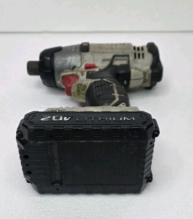 WORKING! Porter Cable PCC641 20V Cordless Impact Driver Tool With Battery