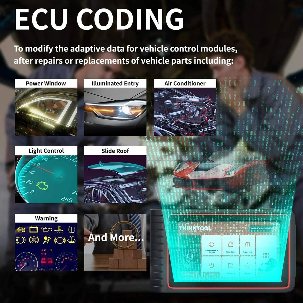 THINKCAR Bluetooth ALL Systems Diagnosis For Ford OBD2 Scanner IMMO Active Test