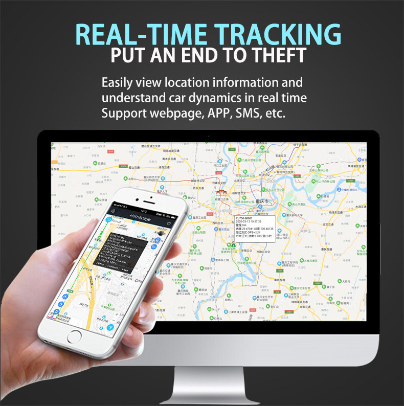 LED Real Time Car Locator Tracker Anti-theft GSM/GPRS Tracking Device OBD GPS