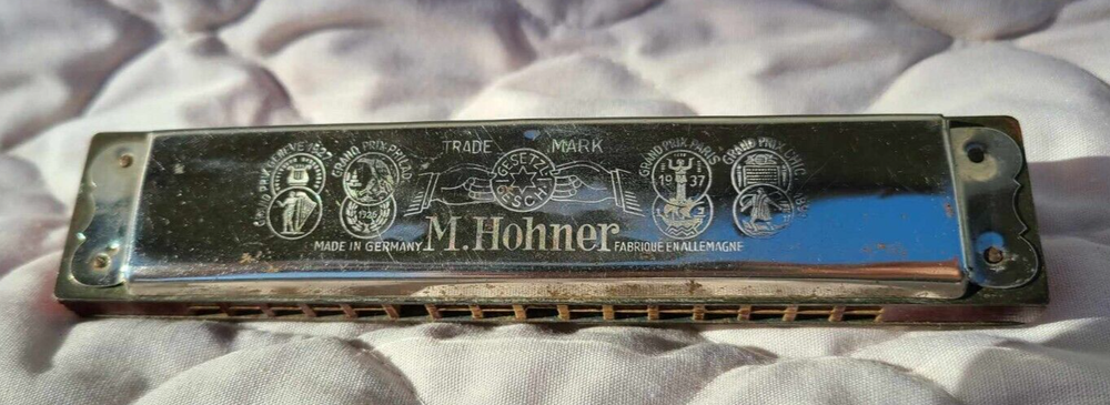 Vintage The Echo M.Hohner Harmonica Made In Germany