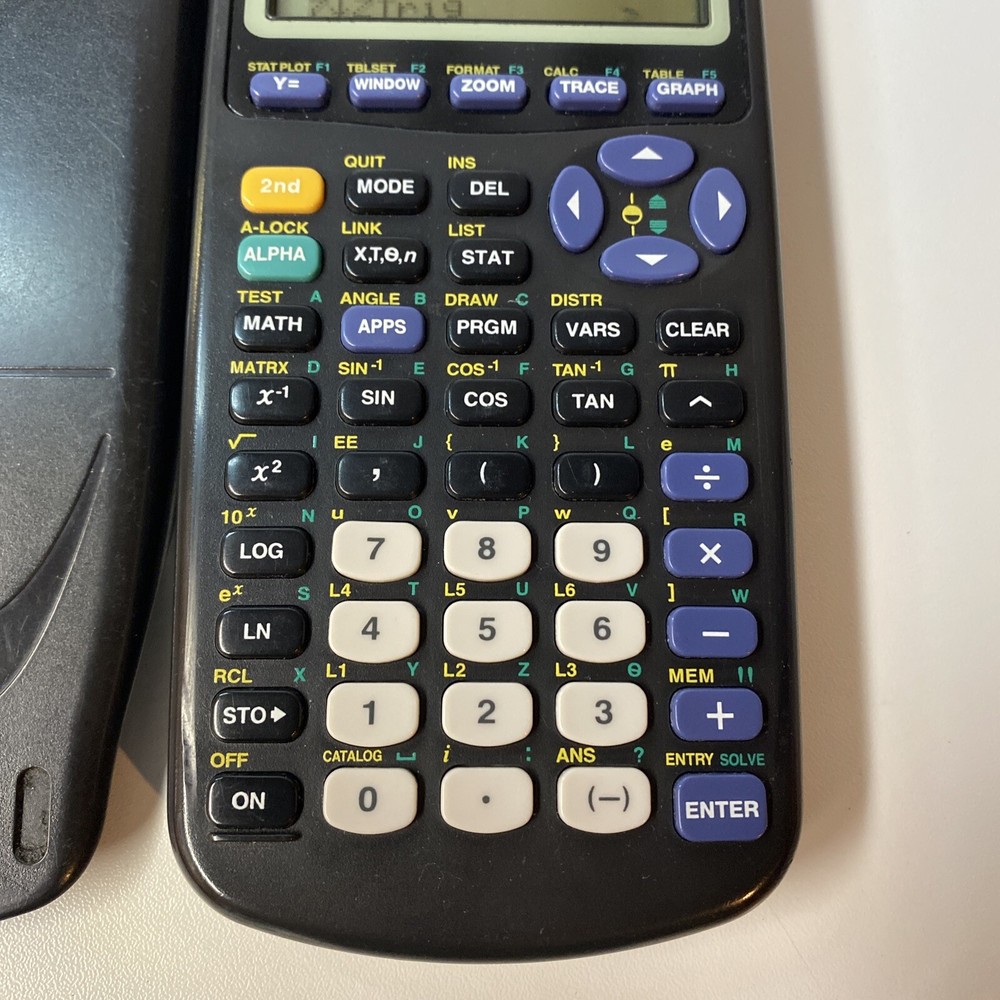 Texas Instruments TI-83 Plus Graphing Calculator Tested Works