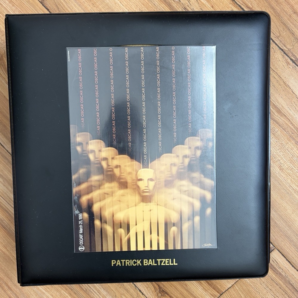 68th Academy Awards 1996 Oscars Script Binder