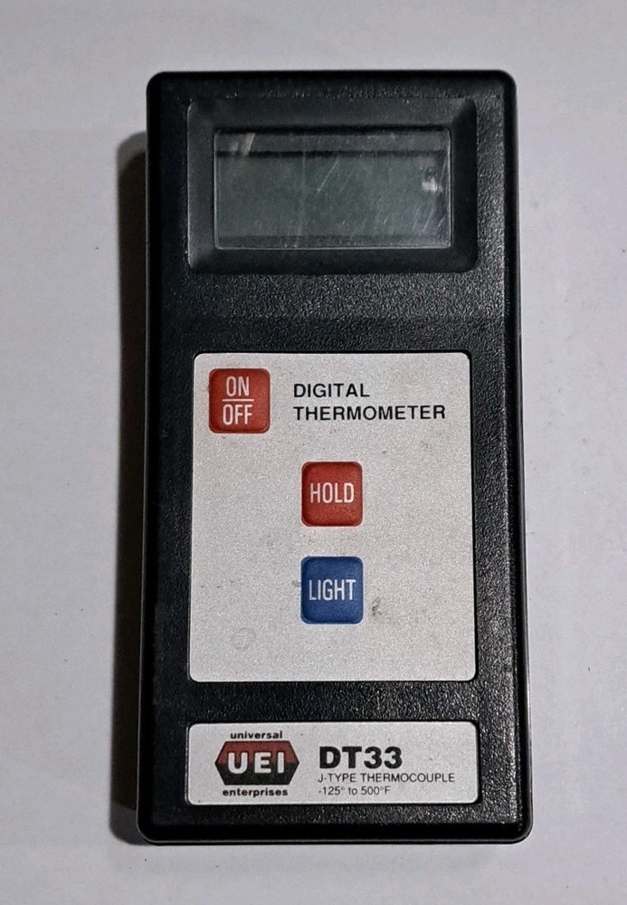 Vintage Universal Enterprises DT33  Digital Thermometer With Case
