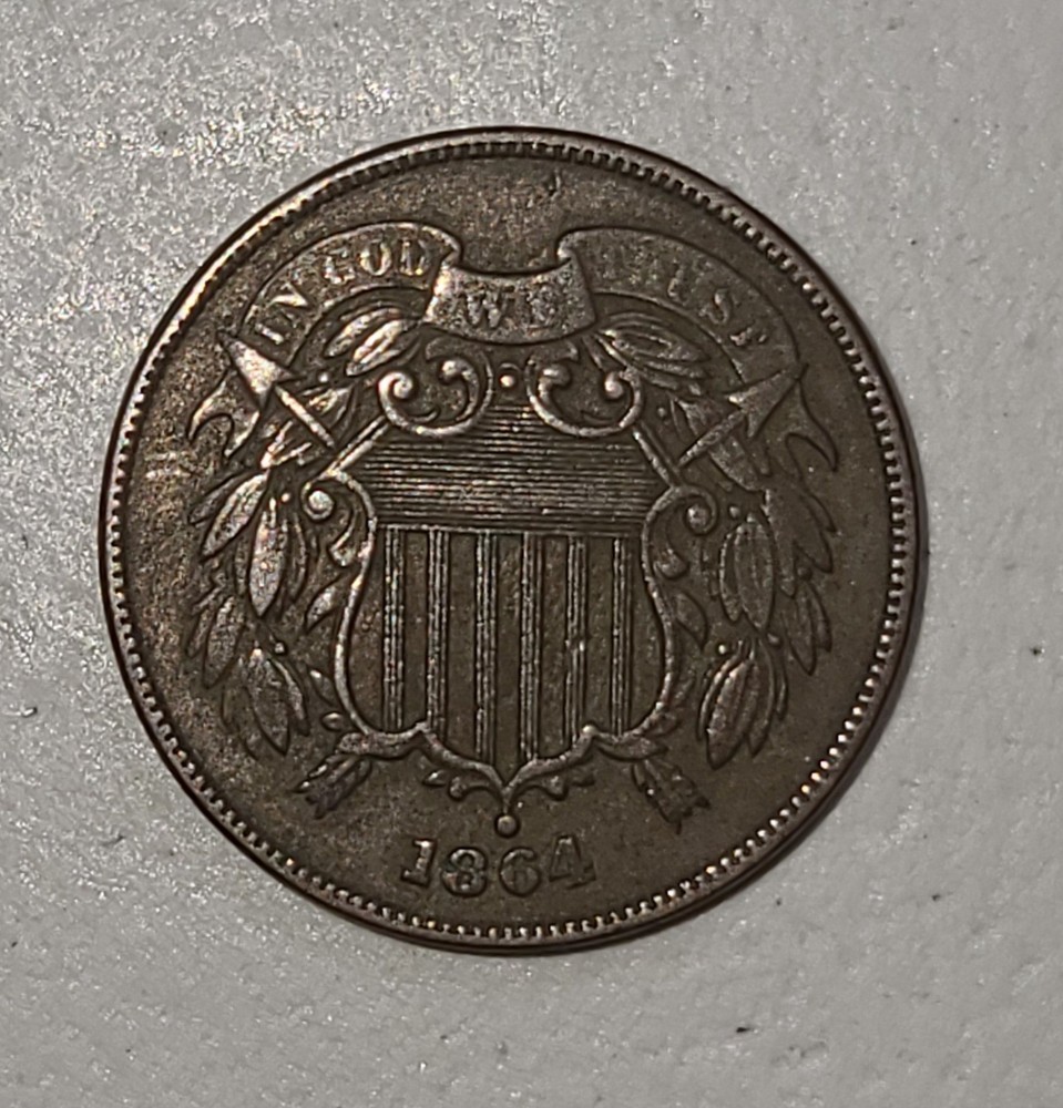 1864 Two-Cent Piece 2-Cents