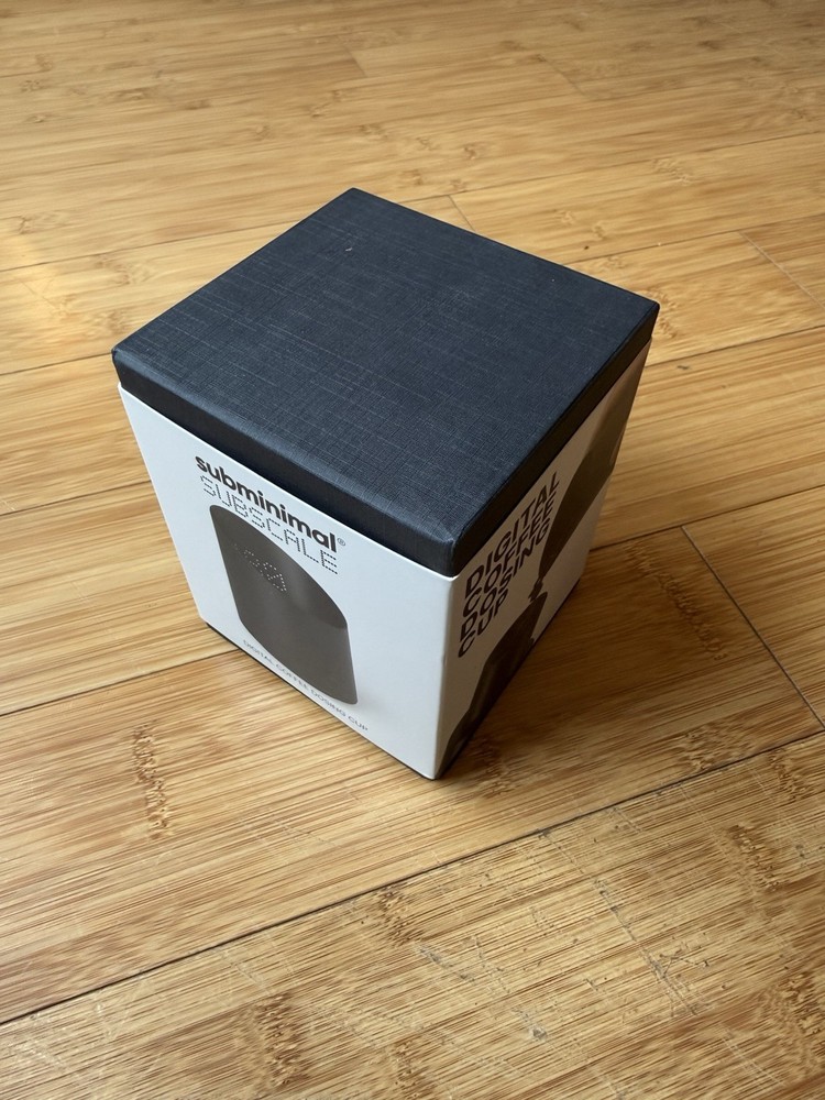 Subminimal Subscale NIB Digital Dosing Cup with LED Display – Sleek & Precise